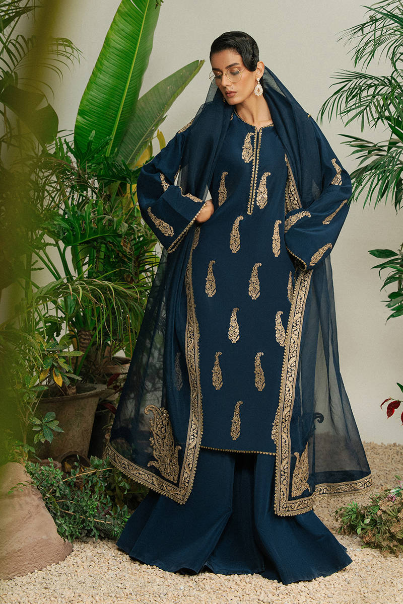 GILDED INDIGO | CHAI COFFEE LUXURY PRETS/S25 VOL. 3 | Mohsin Naveed Ranjha