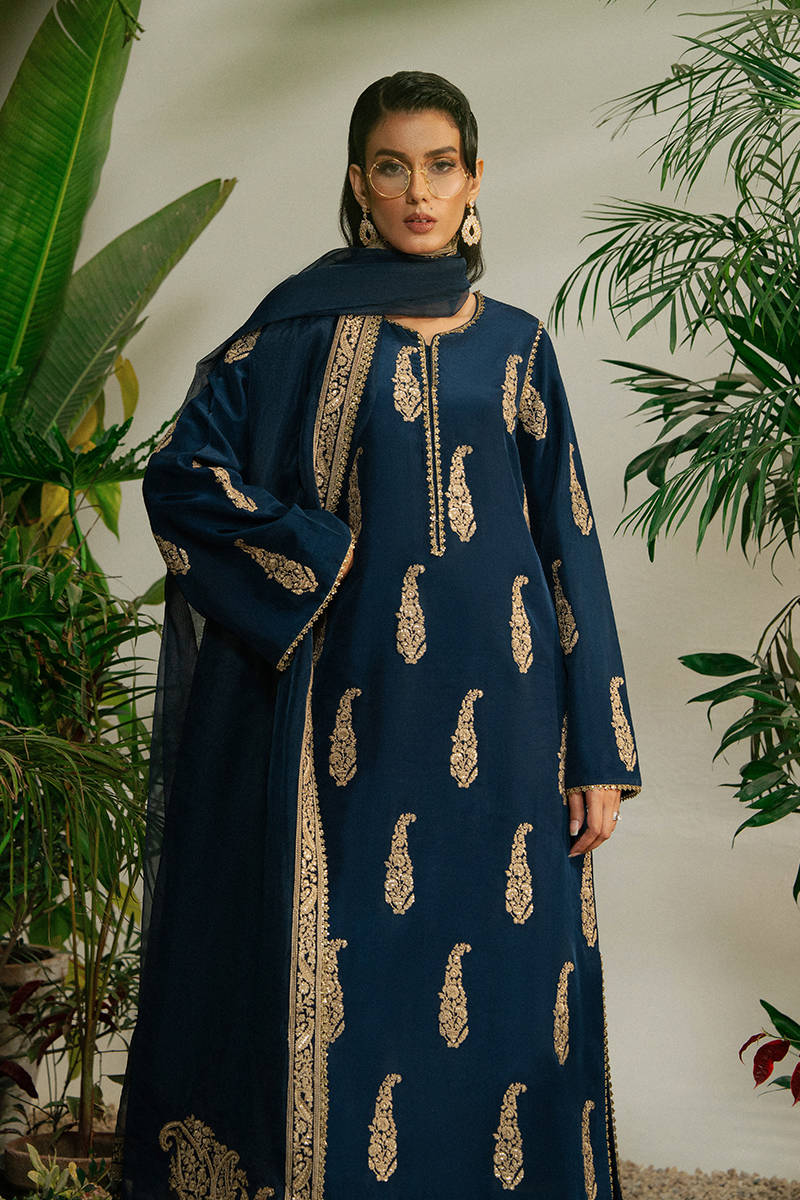 GILDED INDIGO | CHAI COFFEE LUXURY PRETS/S25 VOL. 3 | Mohsin Naveed Ranjha