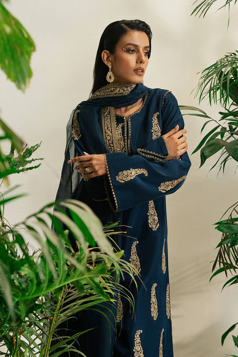 GILDED INDIGO | CHAI COFFEE LUXURY PRETS/S25 VOL. 3 | Mohsin Naveed Ranjha