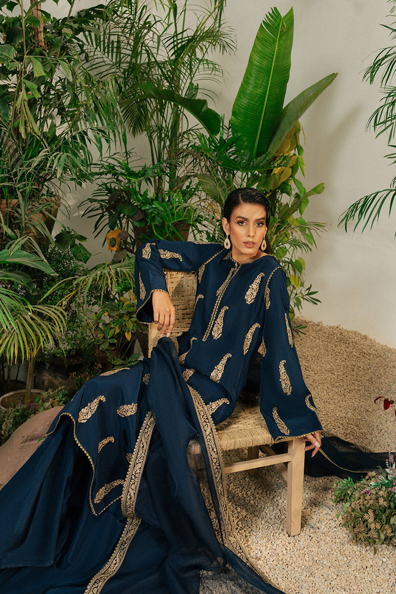 GILDED INDIGO | CHAI COFFEE LUXURY PRETS/S25 VOL. 3 | Mohsin Naveed Ranjha