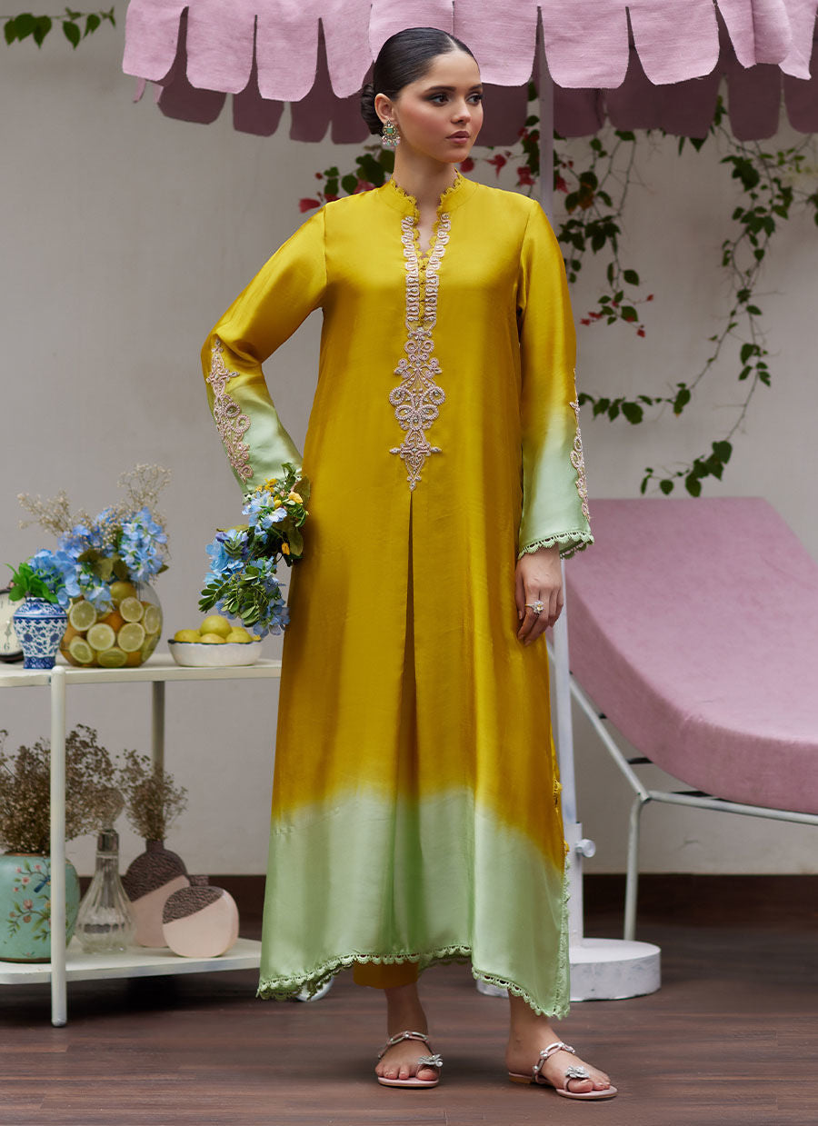 ALEK OMBRE SHIRT | FARAH TALIB AZIZ