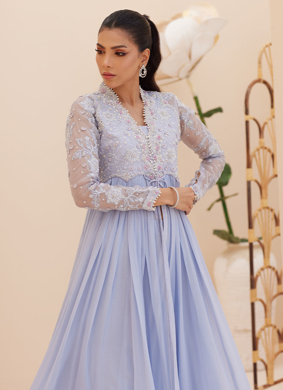 ANTALIA WEDGEWOOD BLUE KALIDAAR | PRET | FARAH TALIB AZIZ