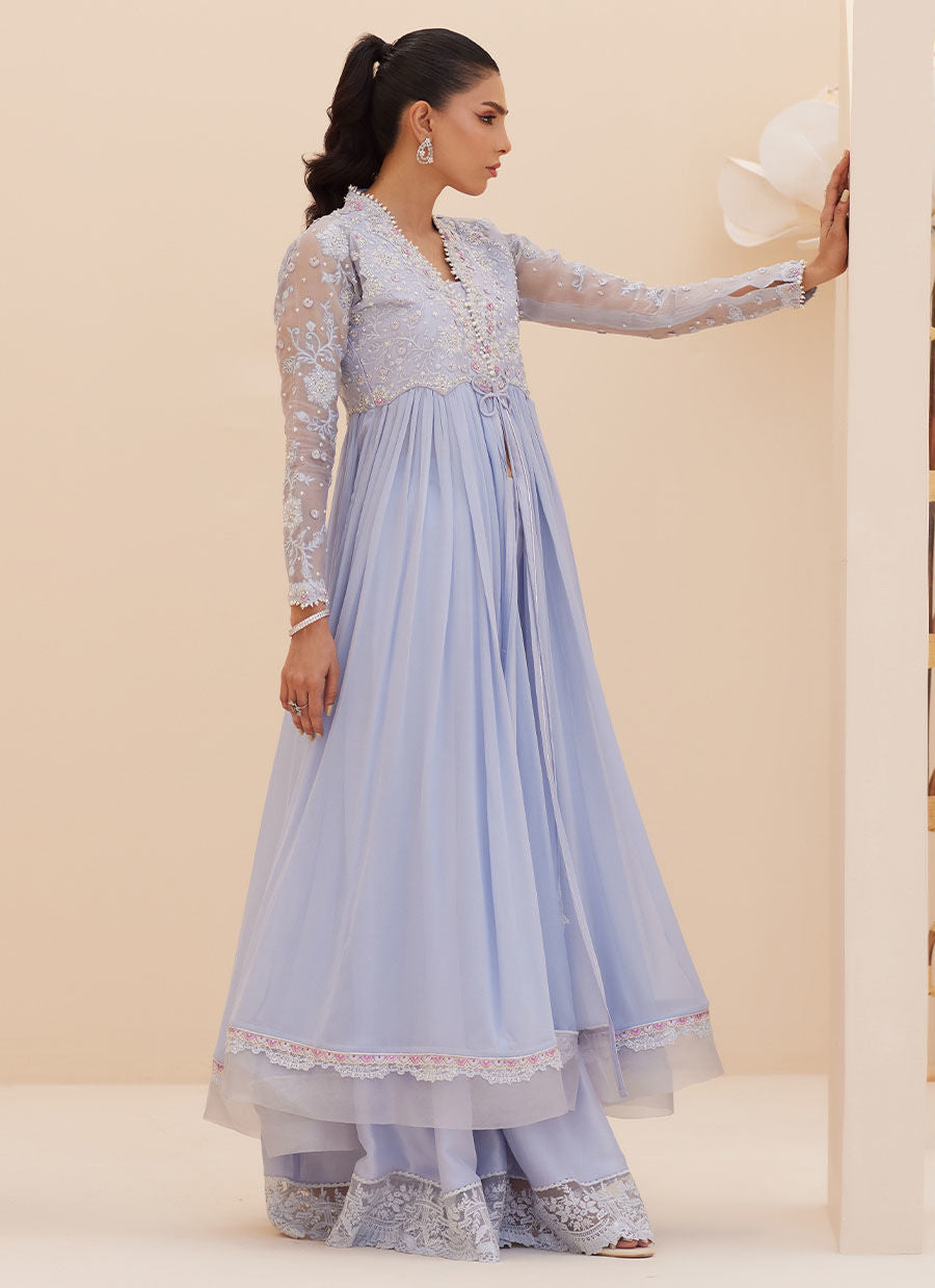 ANTALIA WEDGEWOOD BLUE KALIDAAR | PRET | FARAH TALIB AZIZ