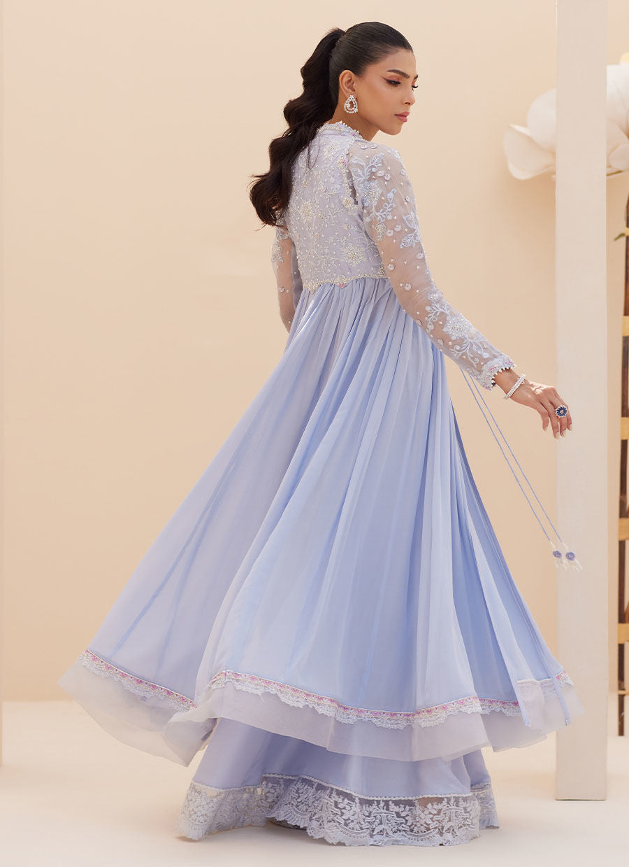 ANTALIA WEDGEWOOD BLUE KALIDAAR | PRET | FARAH TALIB AZIZ