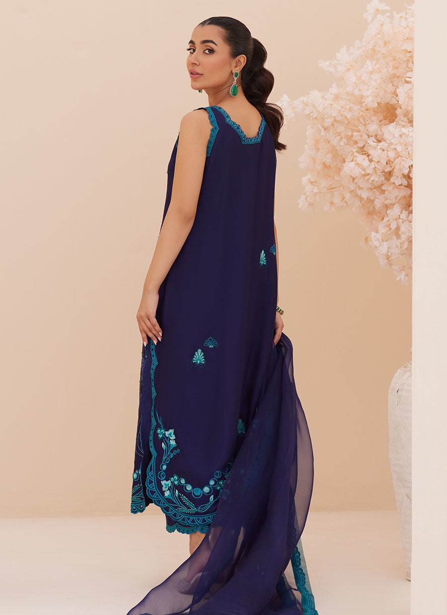RIO INK SHIRT AND DUPATTA | PRET | FARAH TALIB AZIZ
