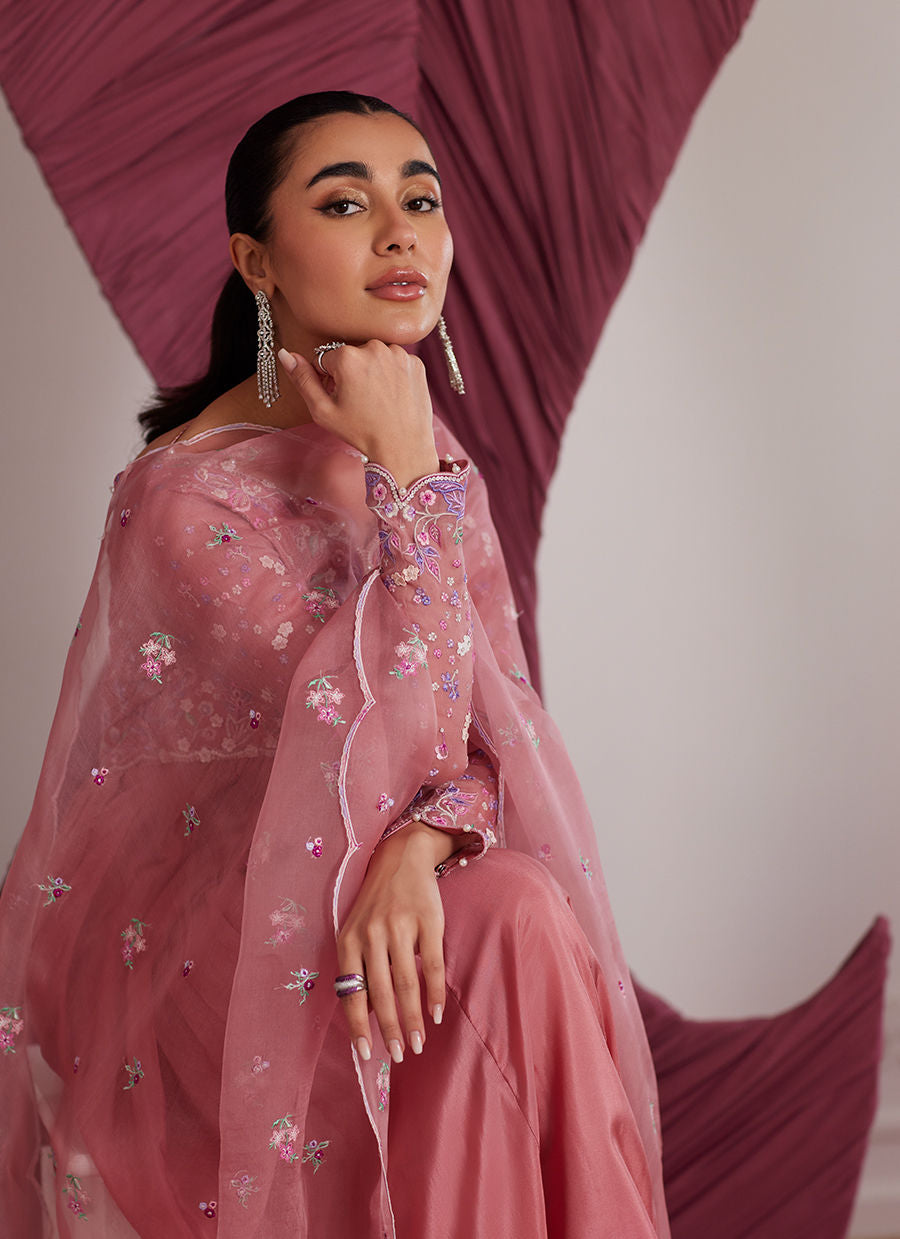 WYLIE WATERMELON KALIDAAR AND DUPATTA | PRET | FARAH TALIB AZIZ