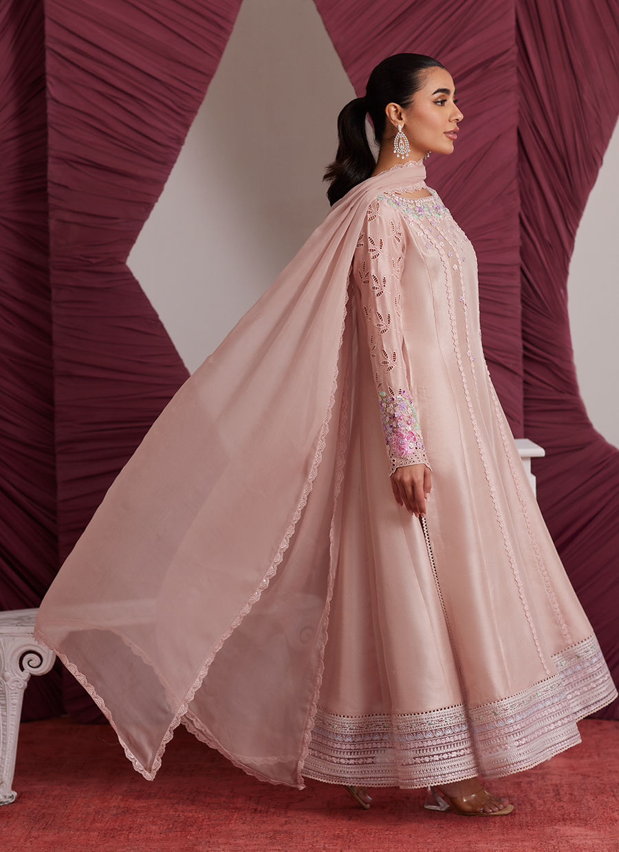 WENDY PEACH KALIDAAR AND DUPATTA | PRET | FARAH TALIB AZIZ
