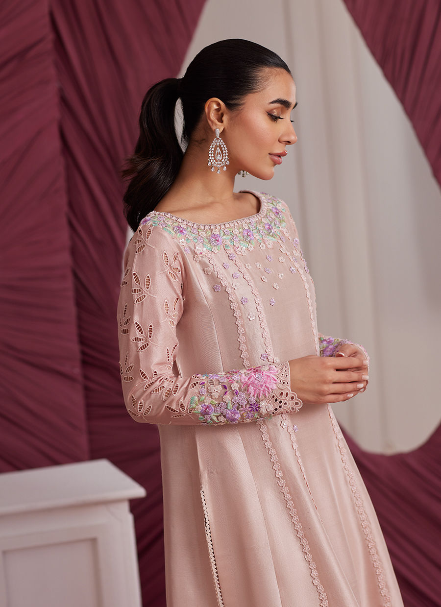 WENDY PEACH KALIDAAR AND DUPATTA | PRET | FARAH TALIB AZIZ
