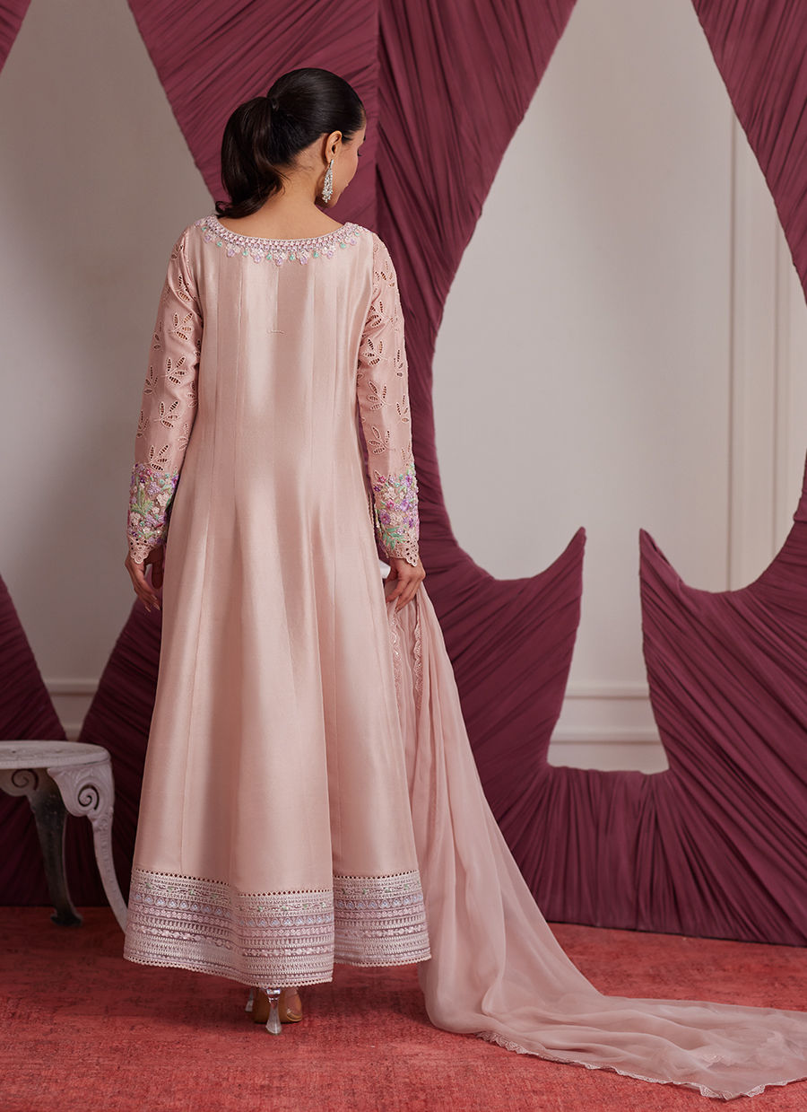 WENDY PEACH KALIDAAR AND DUPATTA | PRET | FARAH TALIB AZIZ