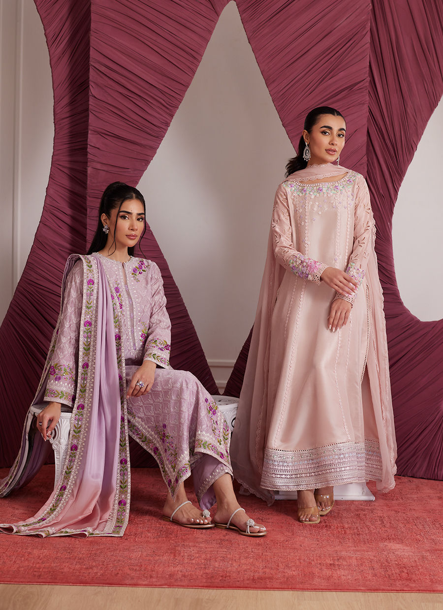 WENDY PEACH KALIDAAR AND DUPATTA | PRET | FARAH TALIB AZIZ