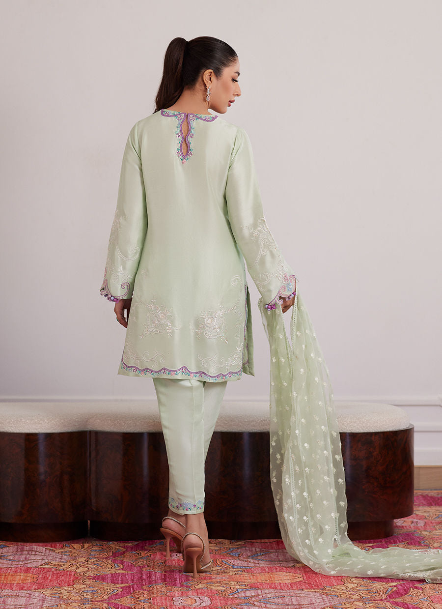 PILAR MINT SHIRT AND DUPATTA | PRET | FARAH TALIB AZIZ