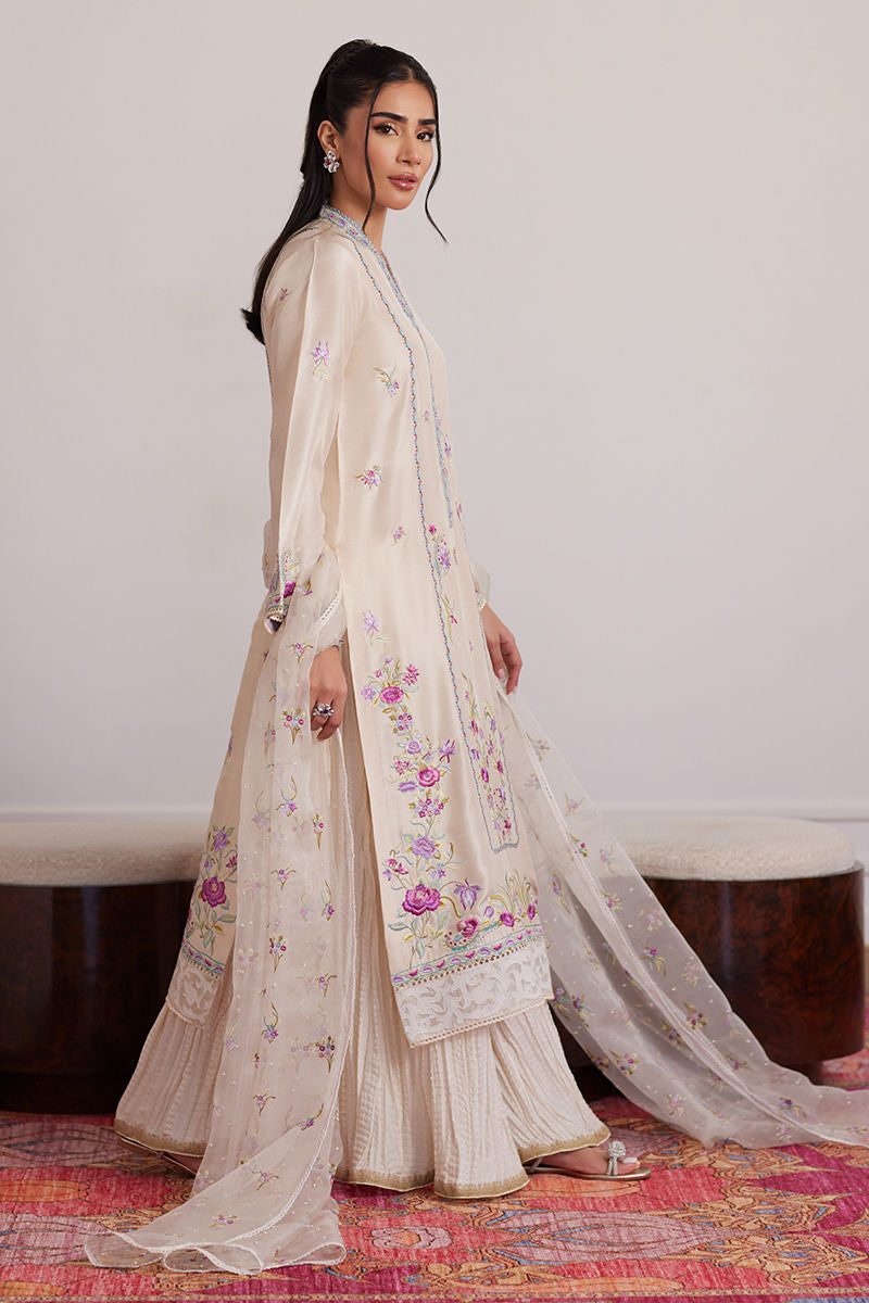 LEXIE IVORY SHIRT AND DUPATTA | PRET | FARAH TALIB AZIZ