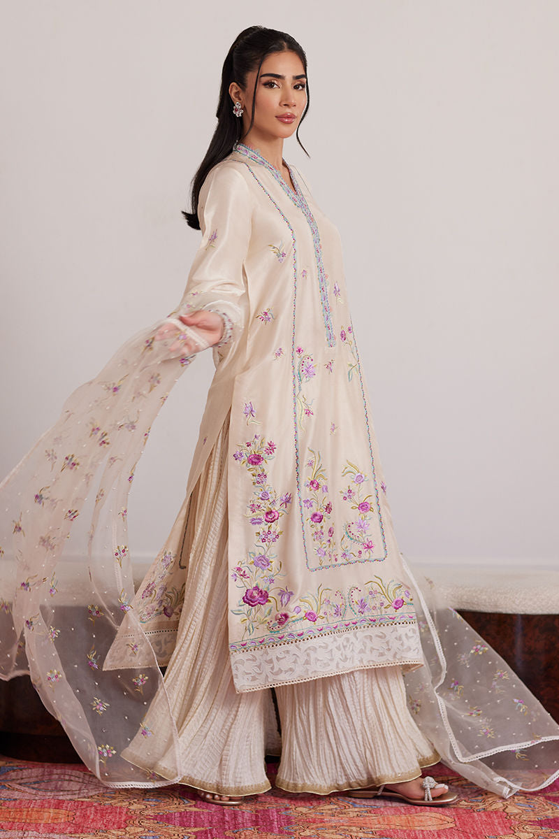 LEXIE IVORY SHIRT AND DUPATTA | PRET | FARAH TALIB AZIZ