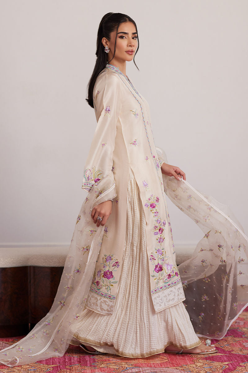 LEXIE IVORY SHIRT AND DUPATTA | PRET | FARAH TALIB AZIZ