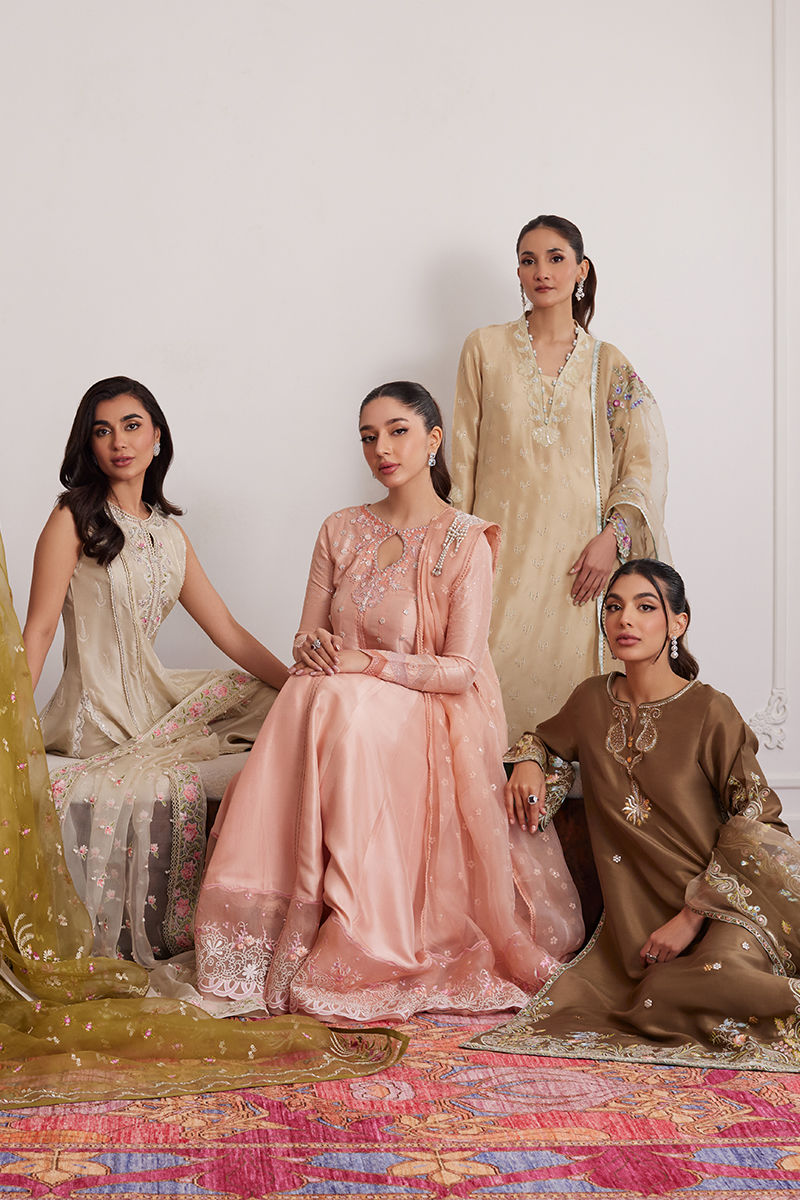 EVERLY CREAM SHIRT AND DUPATTA | PRET | FARAH TALIB AZIZ