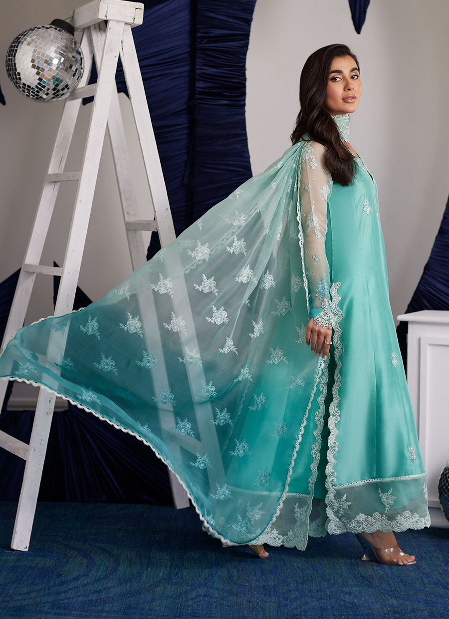 ZIMA PEPPERMINT KALIDAAR AND DUPATTA | PRET | FARAH TALIB AZIZ