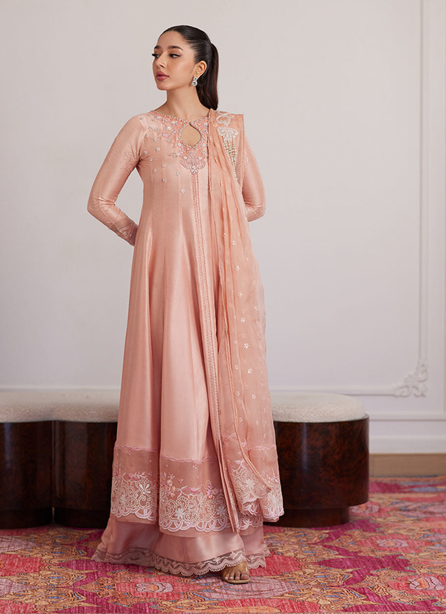 FINN PEACH KALIDAAR AND DUPATTA | PRET | FARAH TALIB AZIZ