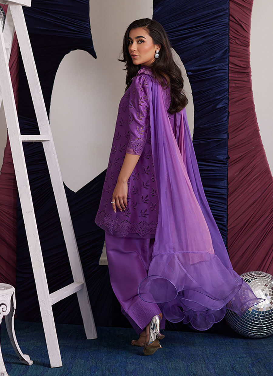ILLY GRAPE SHIRT AND DUPATTA | PRET | FARAH TALIB AZIZ