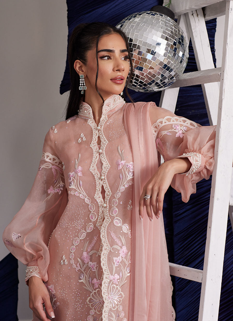 PIPER BLUSH SHIRT AND DUPATTA | PRET | FARAH TALIB AZIZ