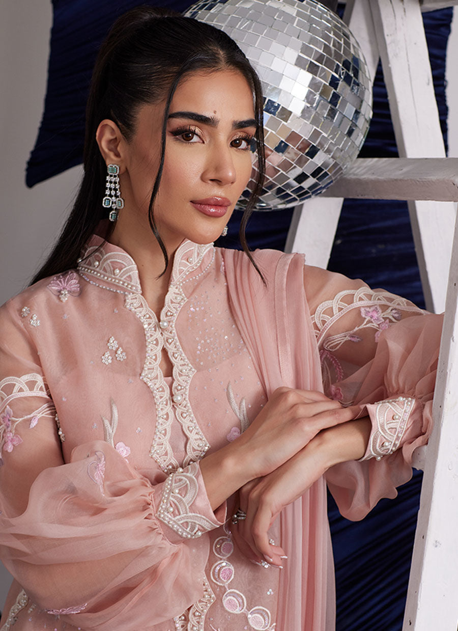 PIPER BLUSH SHIRT AND DUPATTA | PRET | FARAH TALIB AZIZ