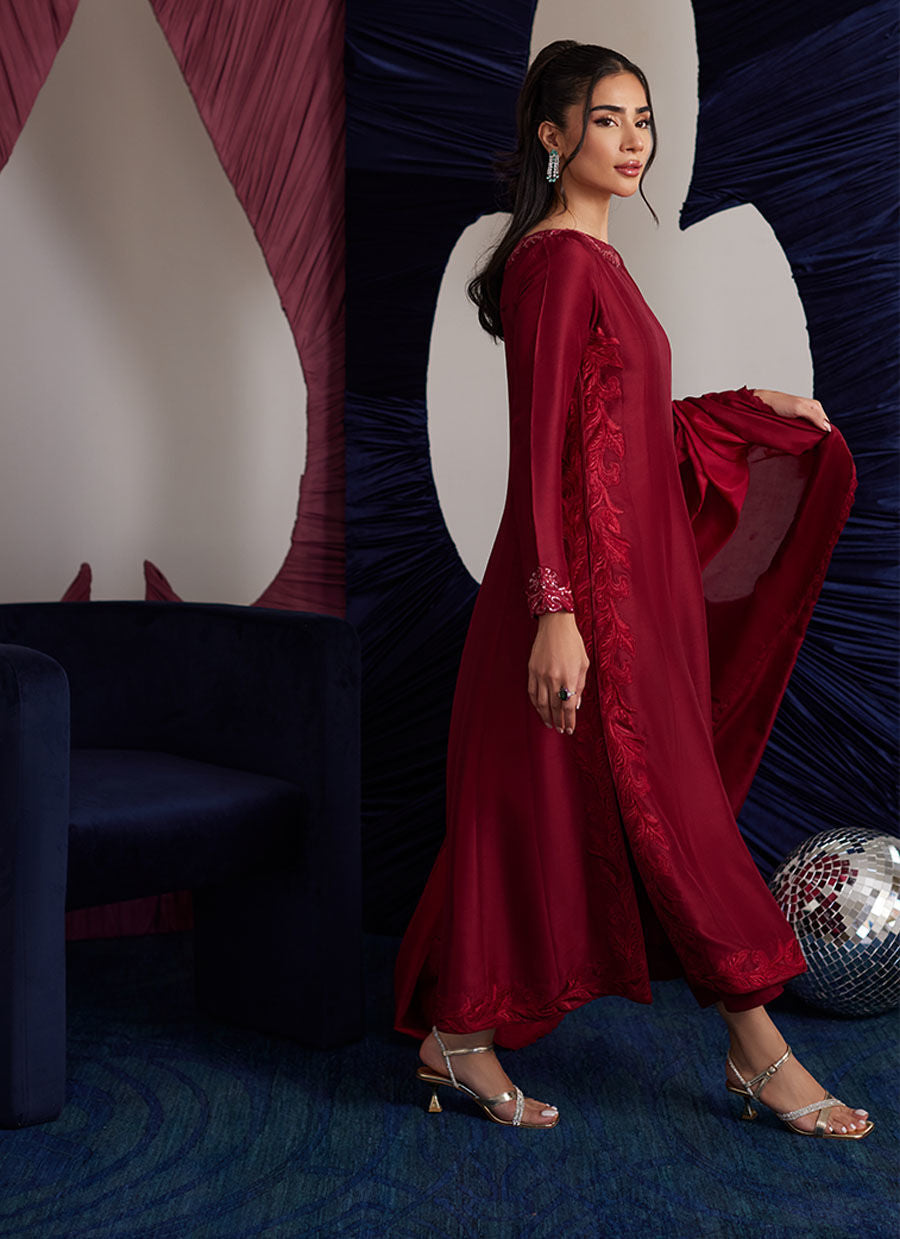 TERRIE SCARLETT KALIDAAR AND DUPATTA | PRET | FARAH TALIB AZIZ