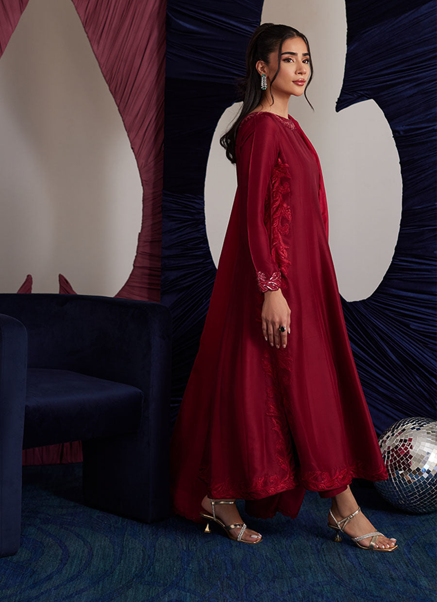 TERRIE SCARLETT KALIDAAR AND DUPATTA | PRET | FARAH TALIB AZIZ