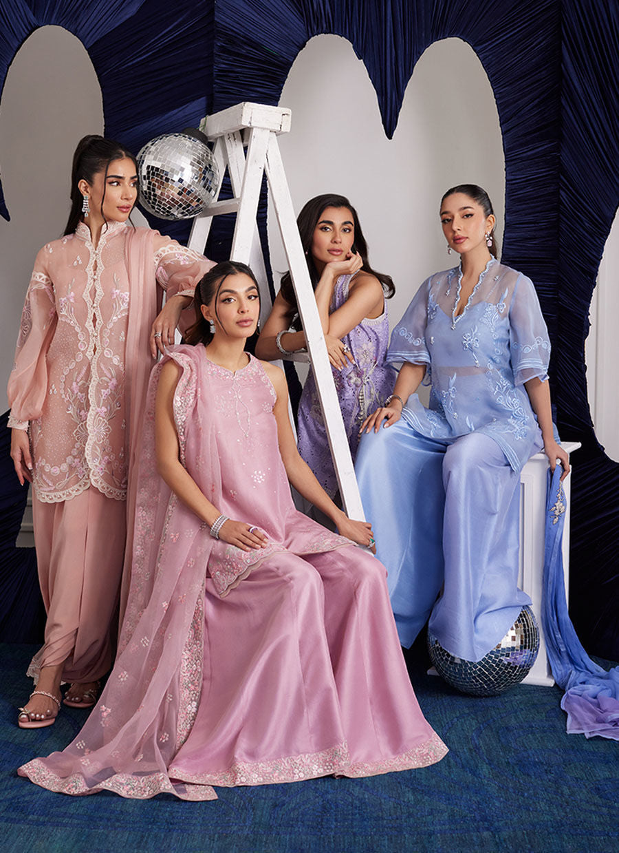 PIPER BLUSH SHIRT AND DUPATTA | PRET | FARAH TALIB AZIZ