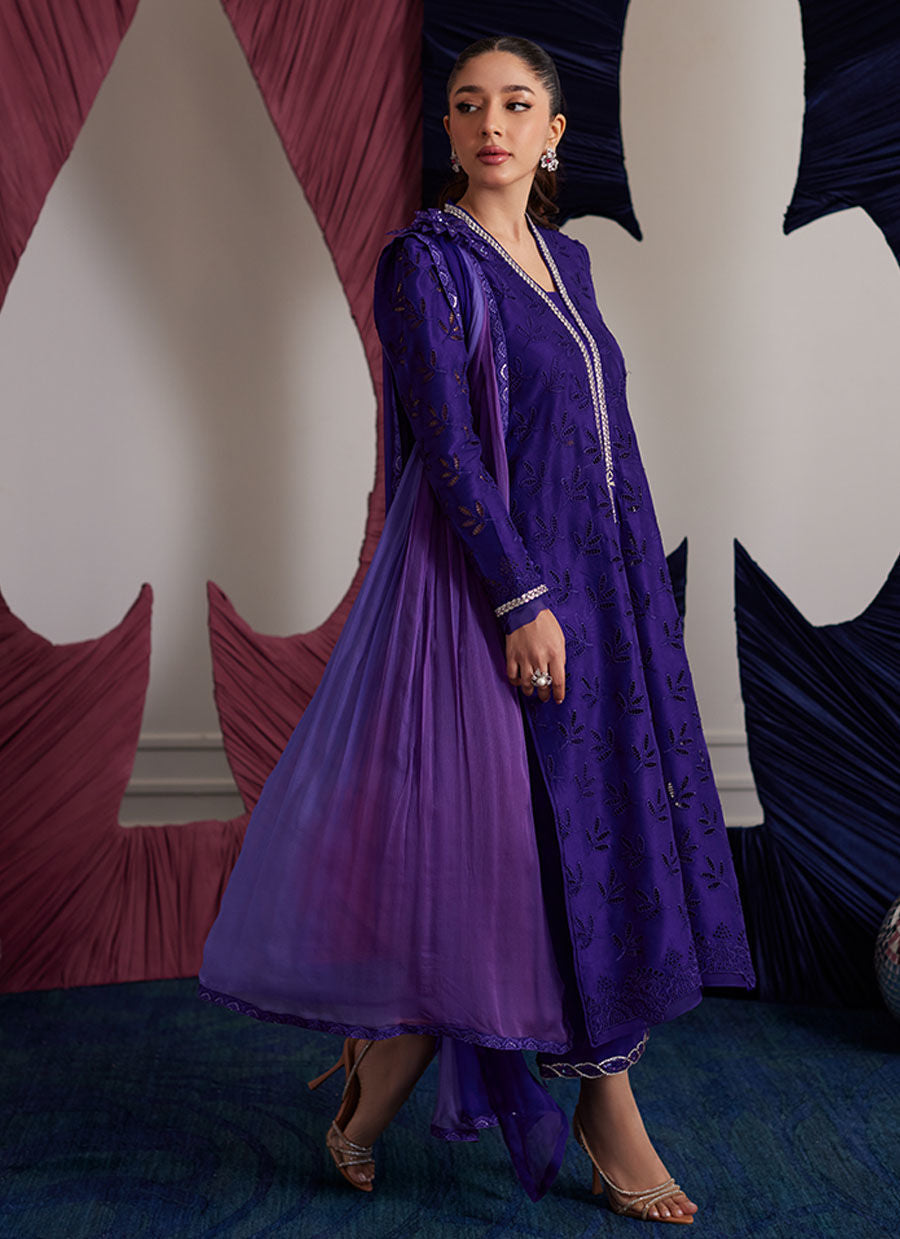 GLORIA INDIGO SHIRT AND DUPATTA | PRET | FARAH TALIB AZIZ