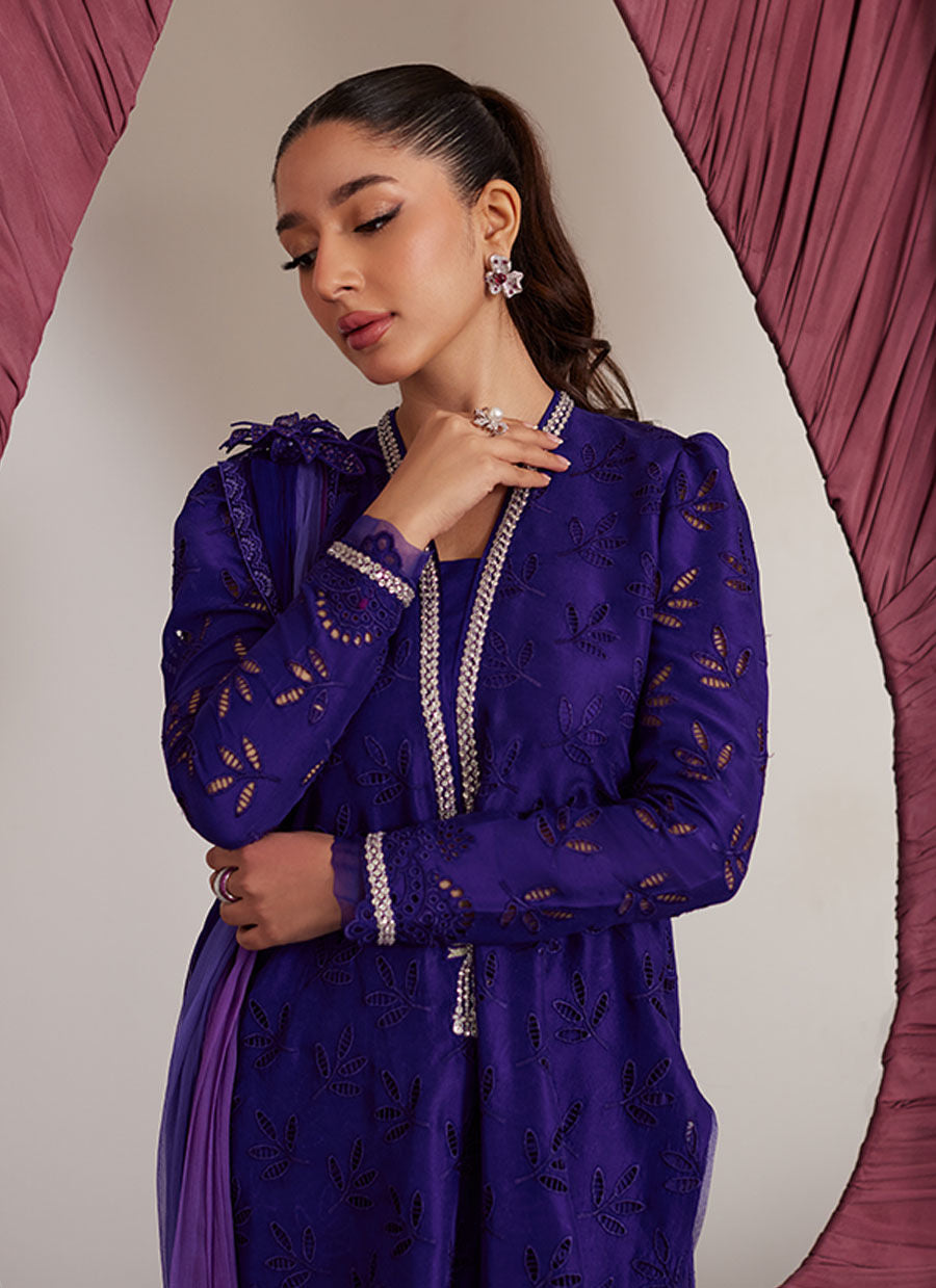GLORIA INDIGO SHIRT AND DUPATTA | PRET | FARAH TALIB AZIZ