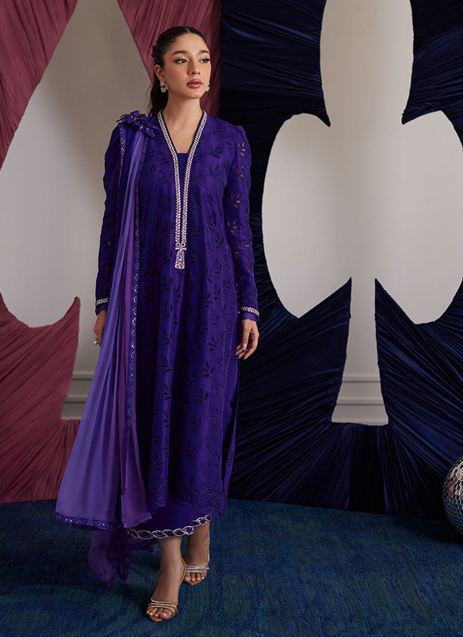 GLORIA INDIGO SHIRT AND DUPATTA | PRET | FARAH TALIB AZIZ