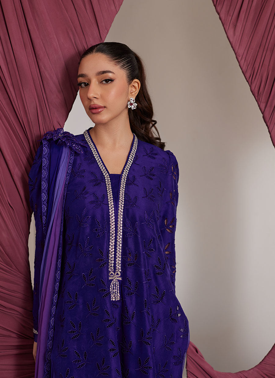 GLORIA INDIGO SHIRT AND DUPATTA | PRET | FARAH TALIB AZIZ