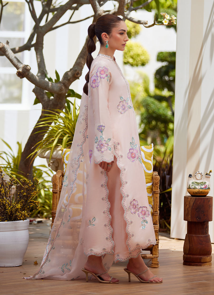 VERA PINK SHIRT AND DUPATTA | Farah Talib Aziz 2025
