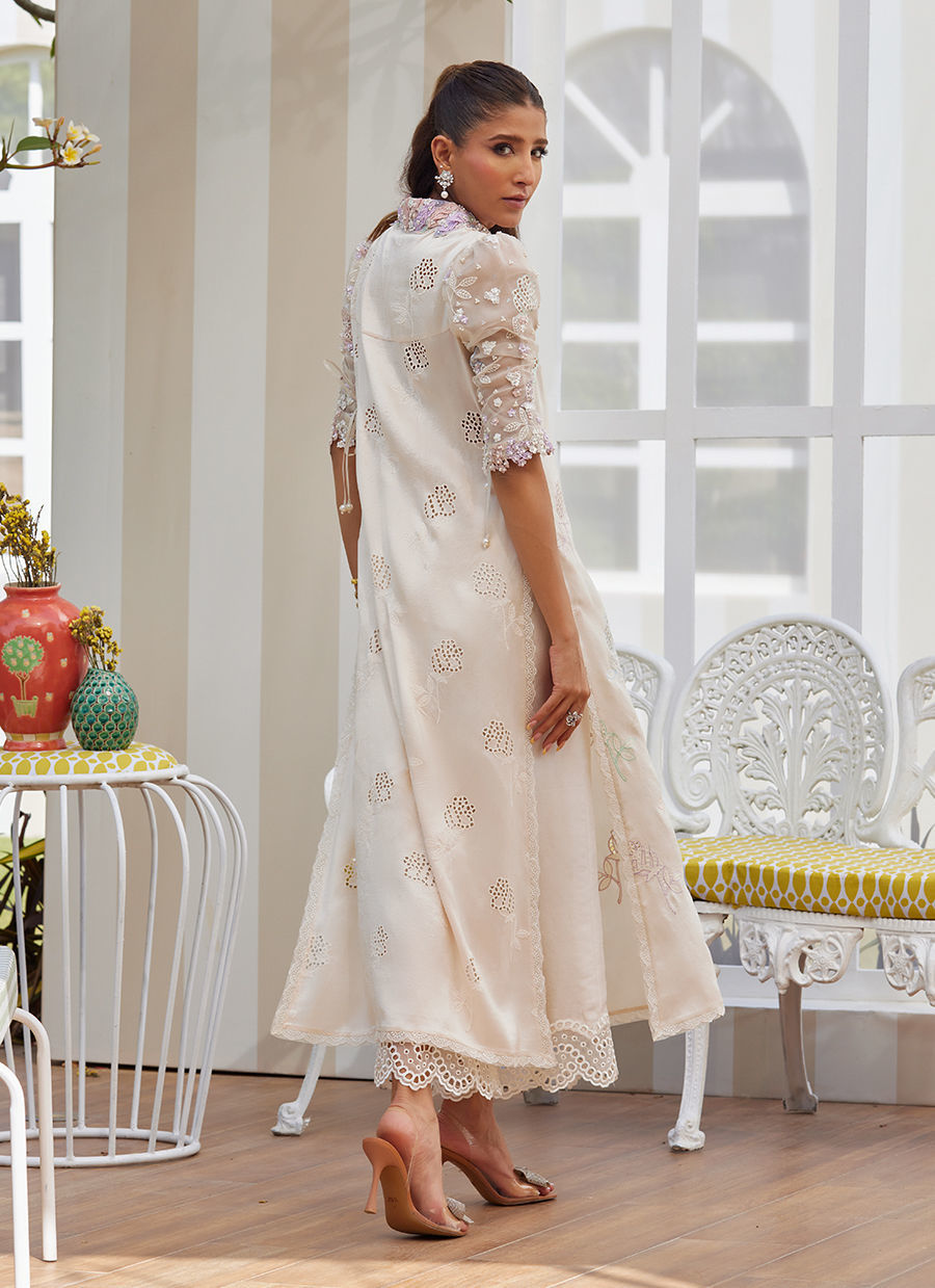 LEELA IVORY SHIRT | Farah Talib Aziz 2025