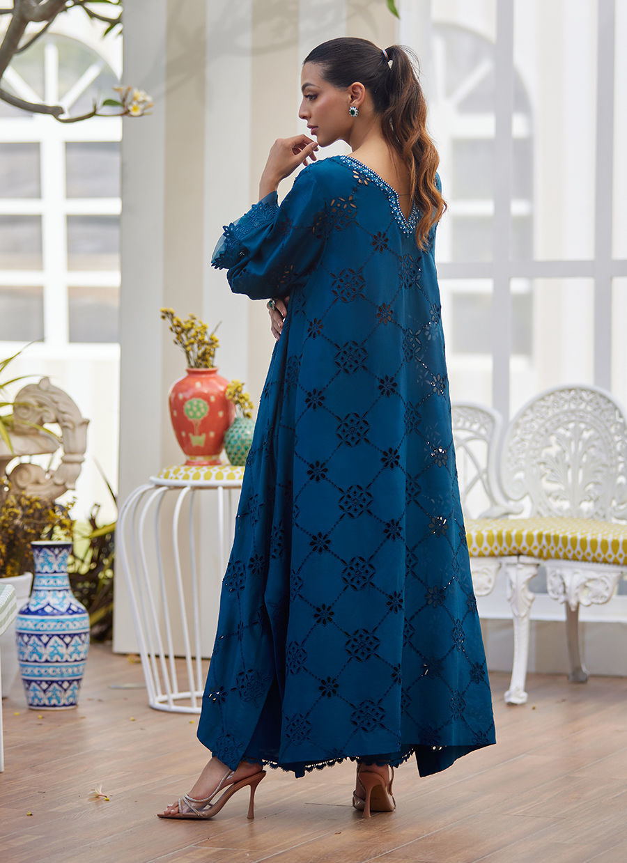 CELA TEAL SHIRT AND DUPATTA | Farah Talib Aziz 2025