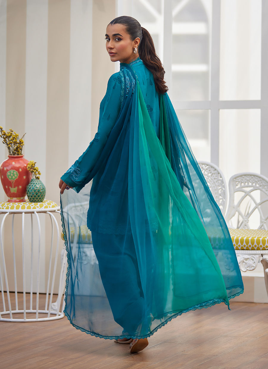 MAELLA EMERALD SHIRT AND DUPATTA | Farah Talib Aziz 2025