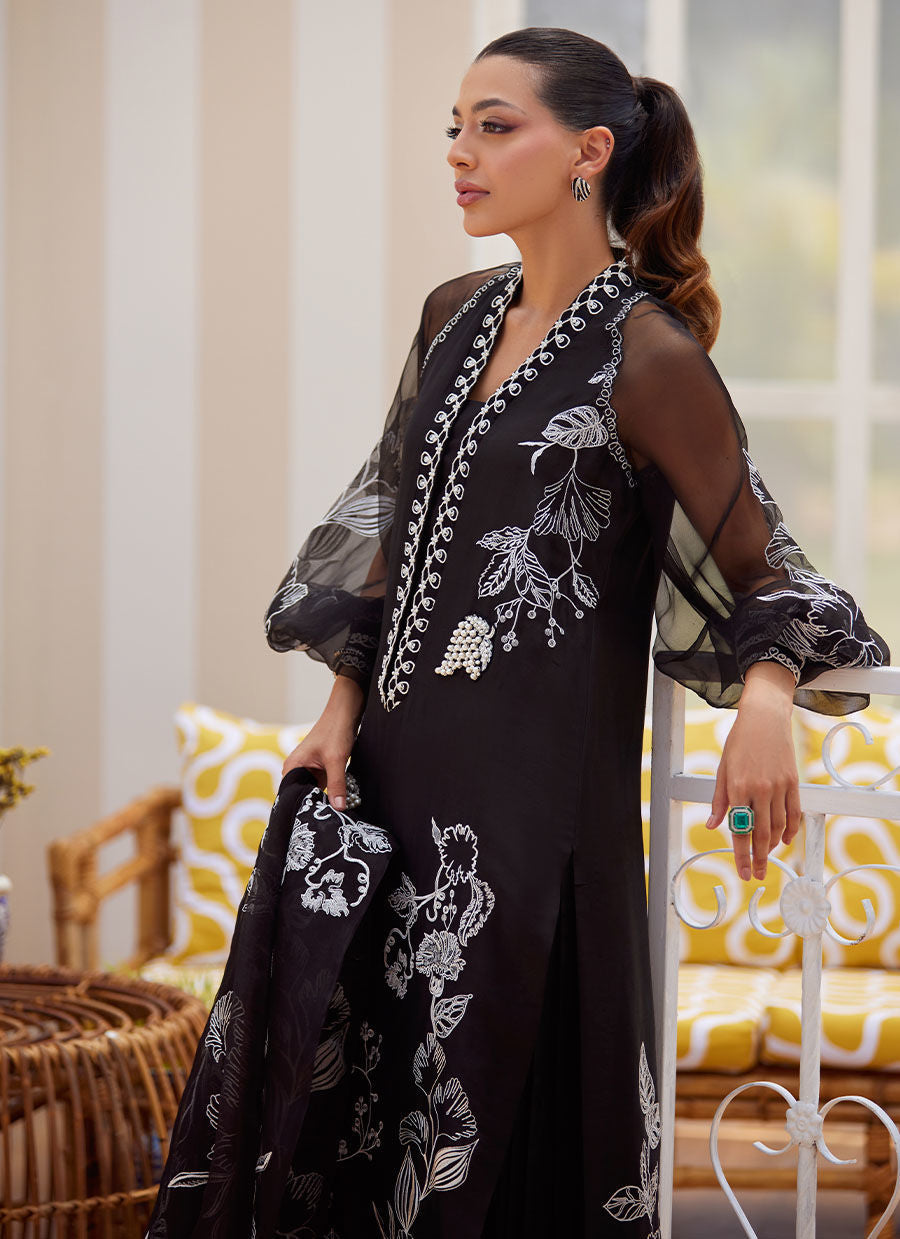 REINA EBONY SHIRT AND DUPATTA | Farah Talib Aziz 2025