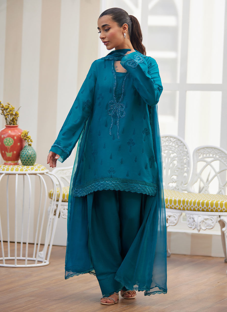 MAELLA EMERALD SHIRT AND DUPATTA | Farah Talib Aziz 2025