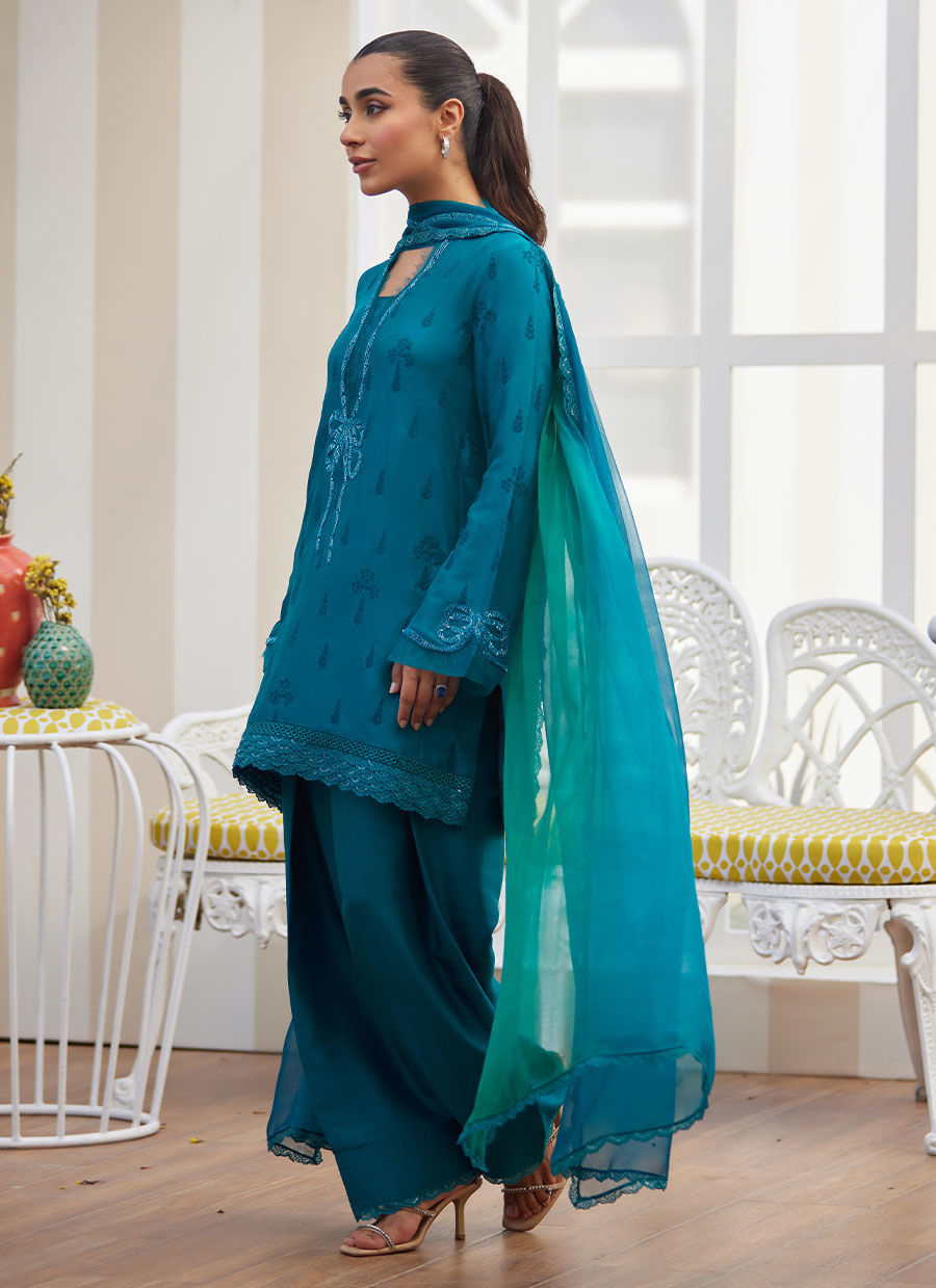MAELLA EMERALD SHIRT AND DUPATTA | Farah Talib Aziz 2025