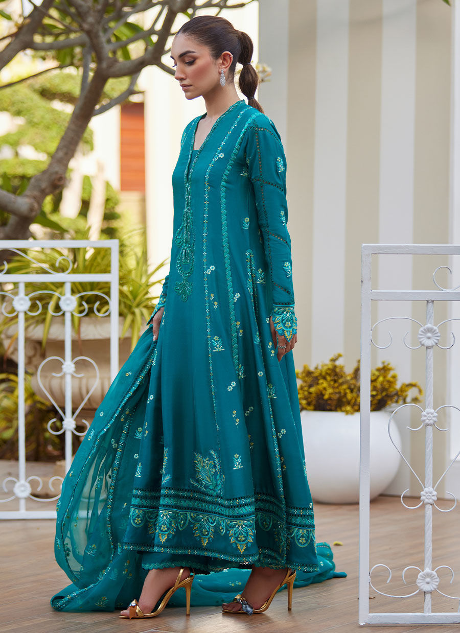 LENI EMERALD KALIDAAR AND DUPATTA | Farah Talib Aziz 2025