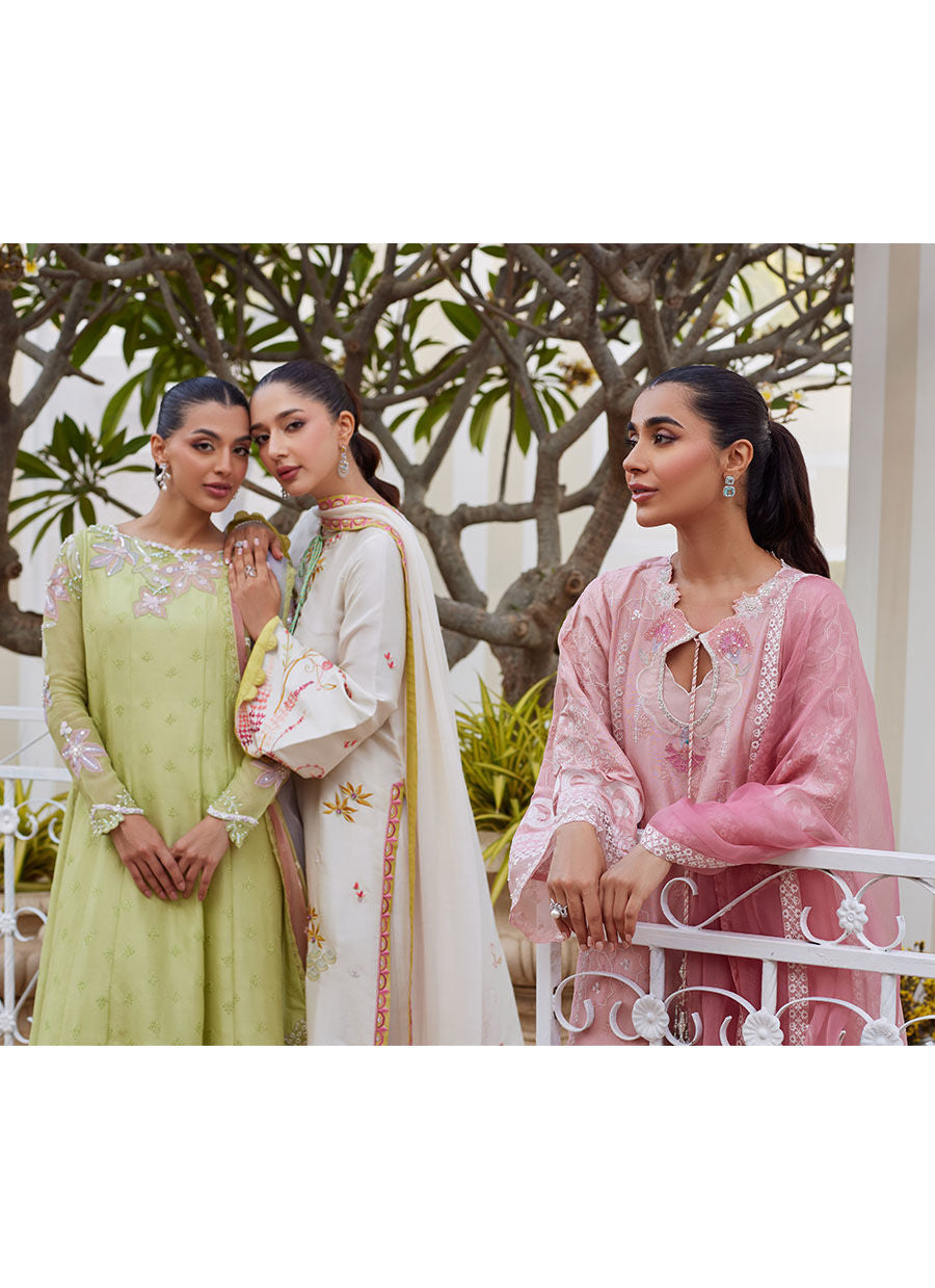 JOVIE TEA PINK SHIRT AND DUPATTA | Farah Talib Aziz 2025