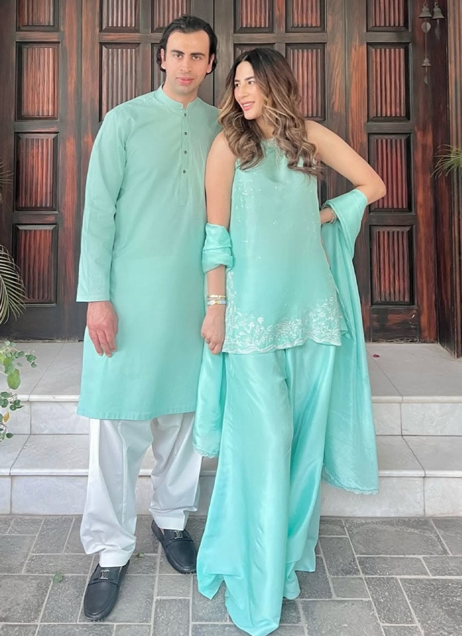 IZZY HOT PINK SHIRT AND DUPATTA | PRET | FARAH TALIB AZIZ