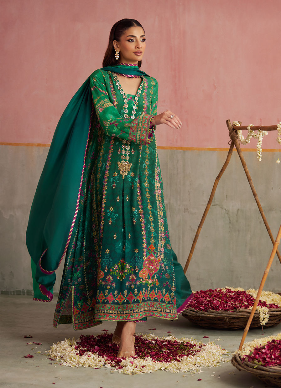 Noemi Jade Shirt And Dupatta | FARAH TALIB AZIZ