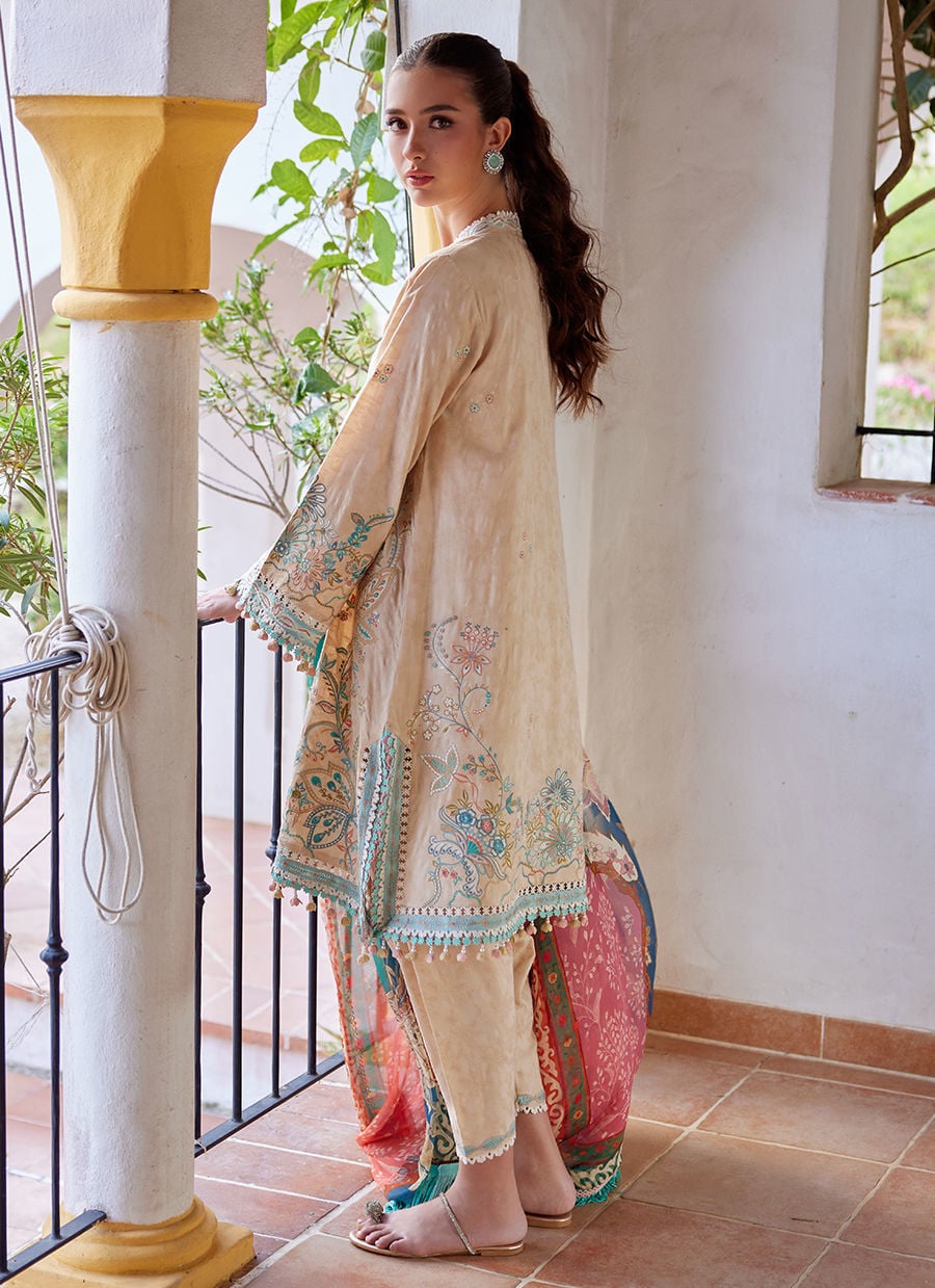 Isabella Sand | Luxury Lawn | FARAH TALIB AZIZ