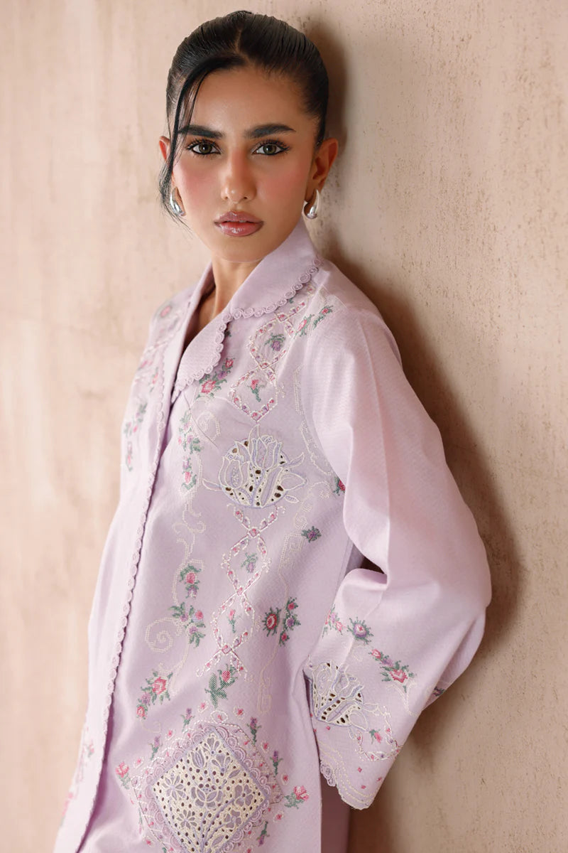 EP-03 AIRA | EMBROIDERED CO-ORD| Qalamkar
