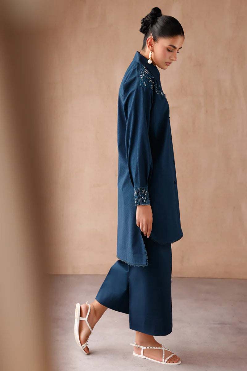 EP-08 RUMI | EMBROIDERED CO-ORD| Qalamkar