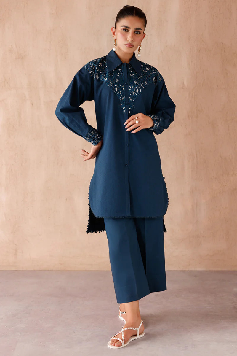 EP-08 RUMI | EMBROIDERED CO-ORD| Qalamkar