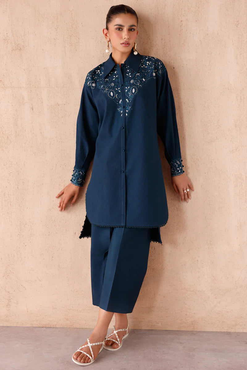 EP-08 RUMI | EMBROIDERED CO-ORD| Qalamkar
