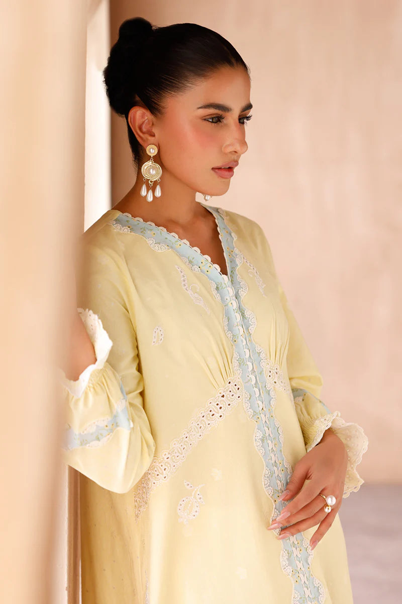 EP-10 ELIN | EMBROIDERED CO-ORD| Qalamkar