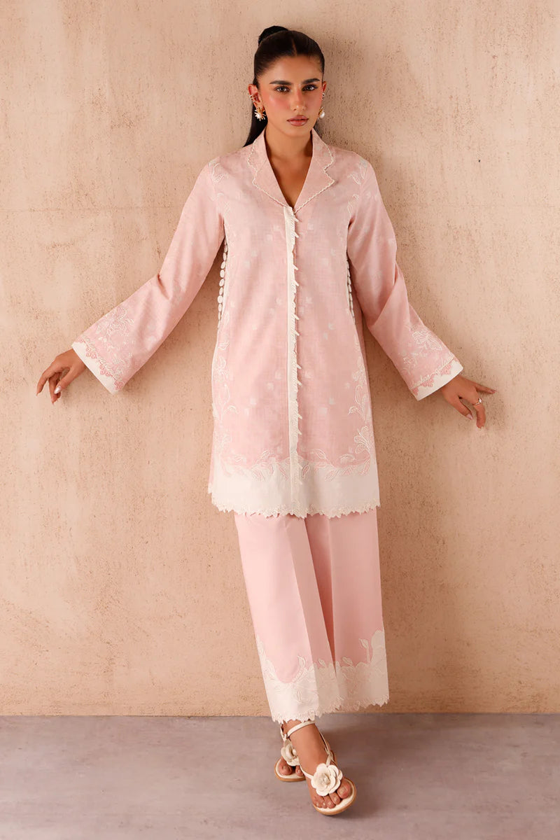 EP-01 DENA | EMBROIDERED CO-ORD| Qalamkar