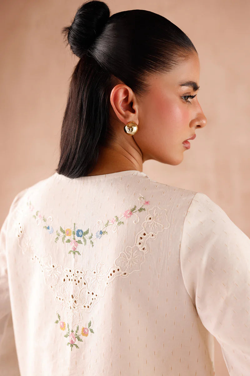 EP-02 ZENA | EMBROIDERED CO-ORD| Qalamkar